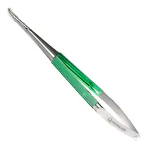 КМИЗ H-0268.01M - иглодержатель плавноизогнутый, микрохирургический, с новым универсальным замком, 185 мм